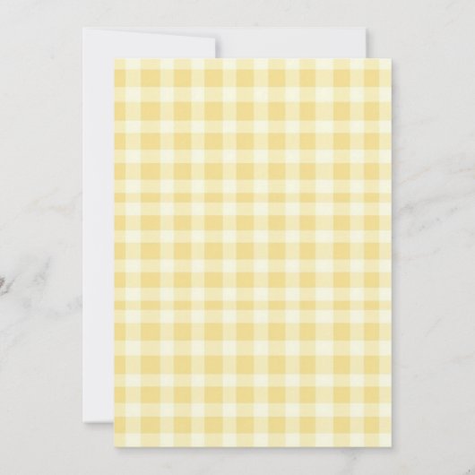 ウオータカラーワンガチョウ間抜けオレンジギンガム誕生日 招待状 (裏面)