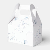 ウオータカラー海イルカのベビーシャワー フェイバーボックス (裏面サイド)