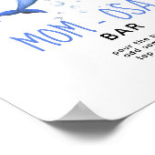 ウオータカラー海イルカ – モモクサバー ポスター (角)