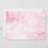 ウオータカラー牛ベビーシャワー招待状 招待状 (裏面)