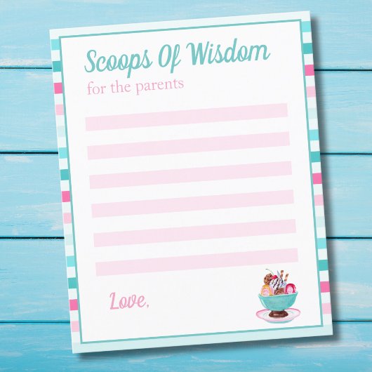 ウオーターカラーアイスクリームサンデベビーウィズダム チラシ