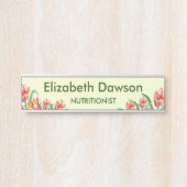 ウオーターカラーイエローオウムイラストレーション事務所 サインプレート (正面)