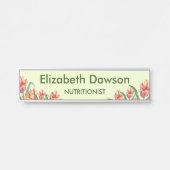 ウオーターカラーイエローオウムイラストレーション事務所 サインプレート (正面)