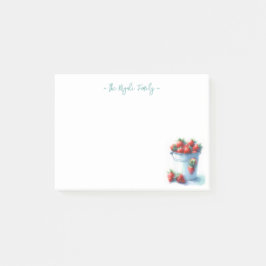 ウオーターカラーイチゴカスタム ポストイット