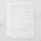 ウオーターカラーウェディングフラワーオンウッド 招待状 (裏面)