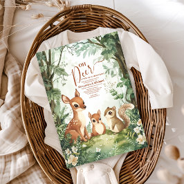 ウオーターカラーウッドランドオーディアー エンクロージャーカード