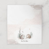 ウオーターカラーウッドランドフォレストベビーシャワー プレイスカード (外部開封)