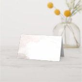 ウオーターカラーウッドランドフォレストベビーシャワー プレイスカード (裏面)