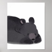 ウオーターカラーウッドランドリトルベア子供部屋ルームデコール ポスター (正面)