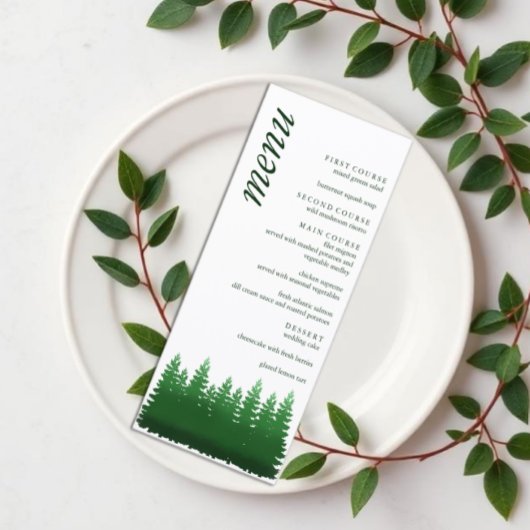 ウオーターカラーウッドランド結婚パインズ メニュー