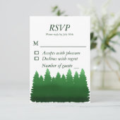 ウオーターカラーウッドランド結婚パインズ 出欠カード (スタンド正面)