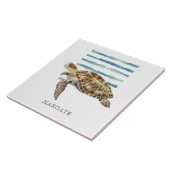 ウオーターカラーウミガメビーチ沿岸マルガート タイル (側面)