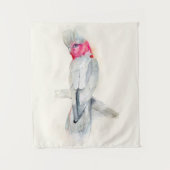 ウオーターカラーオペラコッカトゥー タペストリー (正面)