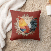 ウオーターカラーオルフランスのスターカントリー素朴ファーム クッション (ブランケット)