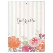 ウオーターカラーオレンジピオンリーピンスリカスタムペス クリップボード (裏面)