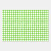 ウオーターカラーギンガムラッピング紙 ラッピングペーパーシート (正面3)