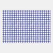 ウオーターカラーギンガムラッピング紙 ラッピングペーパーシート (正面2)