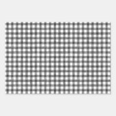 ウオーターカラーギンガムラッピング紙 ラッピングペーパーシート (正面)