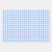 ウオーターカラーギンガムラッピング紙 ラッピングペーパーシート (正面2)