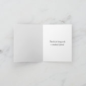 ウオーターカラーシャム猫 カード (内部)