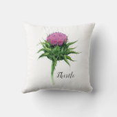 ウオーターカラーチスル植物学 クッション (裏面)