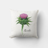 ウオーターカラーチスル植物学 クッション (正面)