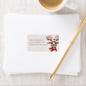 ウオーターカラートナディースノーウィークリスマス差出人住所 ラベル (インサイチュ)