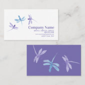 ウオーターカラートンボ絵を描イハンド   名刺 (正面/裏面)