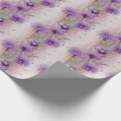 ウオーターカラードリーミーパステルアリウムフラワーズ ラッピングペーパー (角)