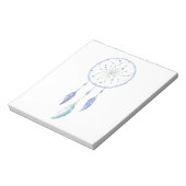 ウオーターカラードリームキャッチャー(3羽) ノートパッド (回転)