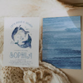 ウオーターカラードルフィン誕生日招待状 招待状