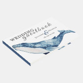 ウオーターカラーハンプバックホエー航海のルビーチ結婚式 ゲストブック (コーナー)