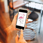 ウオーターカラーピンク熱帯ビーチフラミンゴ 招待状