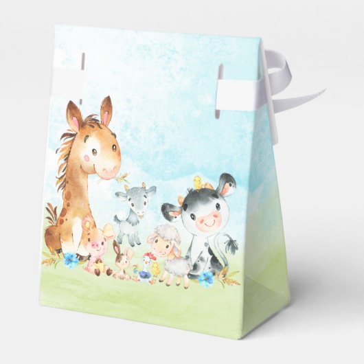 ウオーターカラーファームアニマルズボーイベビーショーム フェイバーボックス (裏面サイド)