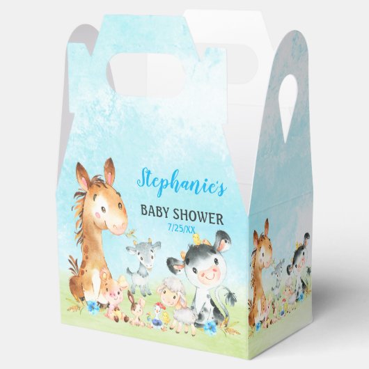 ウオーターカラーファームアニマルズボーイベビーショーム フェイバーボックス (オープン)