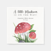 ウオーターカラーフライアカリンが行く途中だ！ベイビーシャワー スタンダードカクテルナプキン (正面)