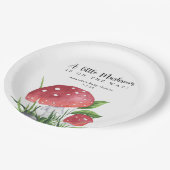 ウオーターカラーフライアカリンが行く途中だ！ベイビーシャワー ペーパープレート (アングル)