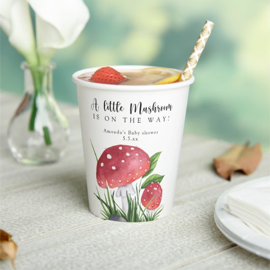 ウオーターカラーフライアカリンが行く途中だ！ベイビーシャワー 紙コップ (インサイチュ)