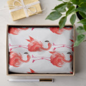 ウオーターカラーフラミンゴシリーズデザイン14 薄葉紙 (ギフト)