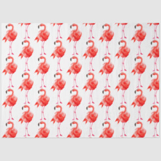 ウオーターカラーフラミンゴシリーズデザイン14 薄葉紙