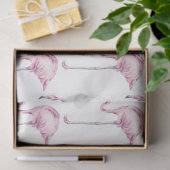 ウオーターカラーフラミンゴシリーズデザイン16 薄葉紙 (ギフト)