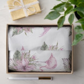 ウオーターカラーフラミンゴシリーズデザイン3 薄葉紙 (ギフト)