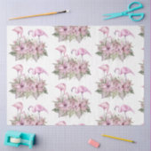 ウオーターカラーフラミンゴシリーズデザイン3 薄葉紙 (クラフト)