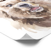 ウオーターカラーベアーフォレスト子供部屋チャイルドウッドランド ポスター (角)