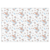 ウオーターカラーペンギン飛行機パーティーテーブルクロス テーブルクロス (正面(横))