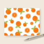 ウオーターカラーミカンシトラスフルーツ ノートカード