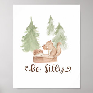 ウオーターカラーリス林ベ間抜け子供部屋 ポスター