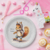 ウオーターカラーリス雪板紙プレート ペーパープレート (パーティー)