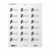 ウオーターカラーワインヴィンヤード |郵送先住所 ラベル (フルシート)