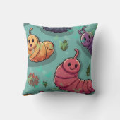 ウオームバタフライプリント クッション (裏面)